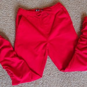 Red Jogger Pants
